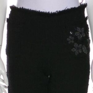 Moschino Black Cropped Pants